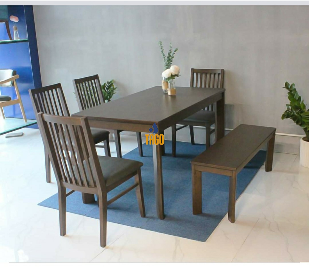 BỘ DINING 1.4m DIN1.4.4.B